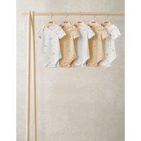 Mamas & Papas 5 Pack Pure Cotton Bodysuits (0-24 Months) Multi