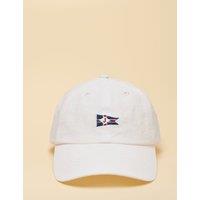 Joules Embroidered Baseball Cap White