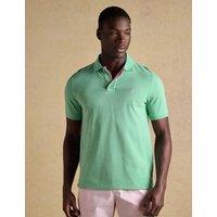 Joules Pure Cotton Pique Polo Shirt Light Green