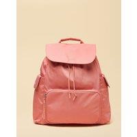 Joules Drawstring Flap Backpack Pink