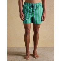 Joules Quick Dry Striped Swim Shorts Green Mix