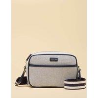 Joules Canvas Webbing Strap Cross Body Bag Navy Mix