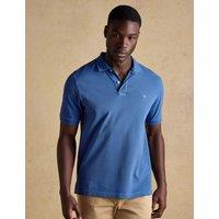Joules Pure Cotton Pique Polo Shirt Blue