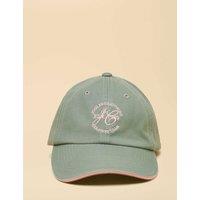Joules Pure Cotton Embroidered Baseball Cap Khaki