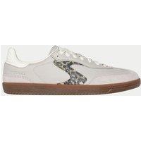 Skechers Hotshot Shimmering Lace Up Trainers Natural