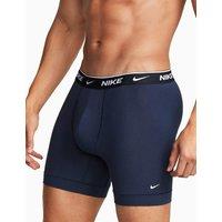 Nike 3 Pack Cotton Rich Stretch Boxers Blue Mix