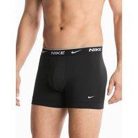 Nike 3 Pack Cotton Rich Stretch Trunks Black
