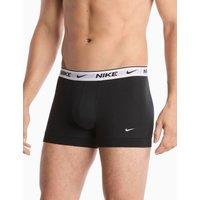 Nike 3 Pack Cotton Rich Stretch Trunks Black Mix