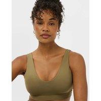 Sweaty Betty Ultimate Studio Voop Sports Bra Khaki