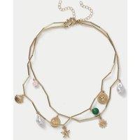 M&S Layered Necklace Gold