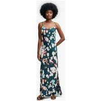 Superdry & Co Printed Scoop Neck Strappy Maxi Slip Dress Black