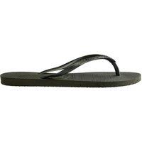 HAVAIANAS Slim Metallic Flip Flops Olive