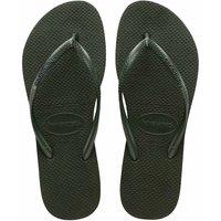 HAVAIANAS Slim Metallic Flip Flops Olive