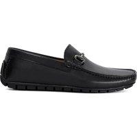 Dune London Suede Slip On Loafers Black