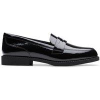 Clarks Leather Slip On Loafers (3 Large-7 Large) Black