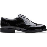 Clarks Kids' Patent Leather Brogues (3 Large - 7 Large) Black