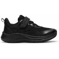 Clarks Kids' Riptape Trainers (7 Small-2 Large) Black