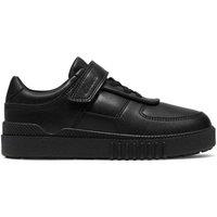 Clarks Kids' Leather Riptape School Shoes (13 Small - 2 Large) Black