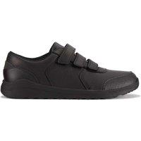 Clarks Kids' Leather Riptape School Shoes (3 Large - 8 Large) Black