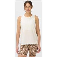 Sweaty Betty Ultimate Train Rib Round Neck Vest Top Soft White