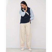 Seasalt Cornwall Barrel Ankle Grazer Jeans Natural
