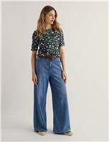 Pure Cotton Floral T-Shirt