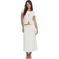 Billabong Your Call Pure Cotton Textured Maxi Skirt Multi