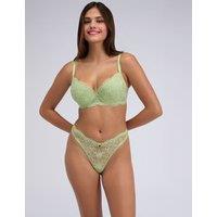 Boux Avenue Billie Thong Light Green