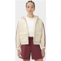 Sweaty Betty Ripstop Lightweight Hooded Sports Jacket Soft White