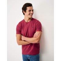 Crew Clothing Pure Cotton Jersey Crew Neck T-Shirt Medium Red