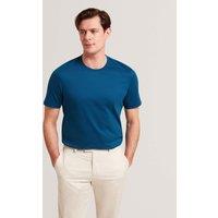 Ted Baker Pure Cotton Crew Neck T-Shirt Blue
