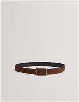 Ted Baker Nubuck Leather Belt Tan