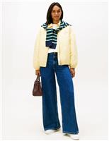 Tommy Hilfiger Emi High Waisted Wide Leg Jeans Dark Blue