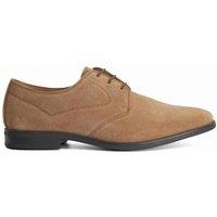 Dune London Suede Derby Shoes Beige