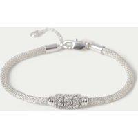 Per Una Per Una Cubic Zirconia Glitter Bracelet Silver