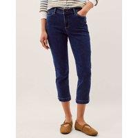 Monsoon Mid Rise Cropped Jeans Indigo