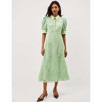 Monsoon Midi Shirt Dress Mint