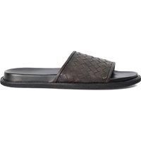 Dune London Leather Sliders Brown