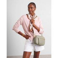 Katie Loxton Faux Leather Cross Body Bag Green