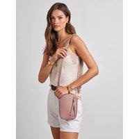 Katie Loxton Faux Leather Mini Cross Body Bag Pink