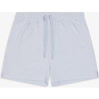 Hugo Cotton Rich Pyjama Shorts Light Blue