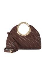 Dune London Woven Grab Bag Chocolate