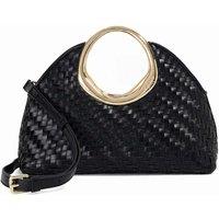 Dune London Woven Grab Bag Black