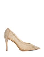 Dune London Embellished Stiletto Heel Court Shoes Blush