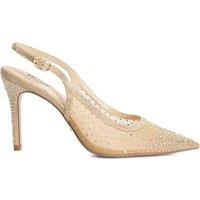 Dune London Embellished Stiletto Heel Slingback Shoes Blush
