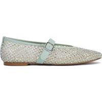 Dune London Diamant Mesh Mary Jane Shoes Green