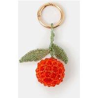ACCESSORIZE Beaded Orange Keyring Orange