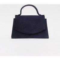 Phase Eight Suede Top Handle Grab Bag Navy