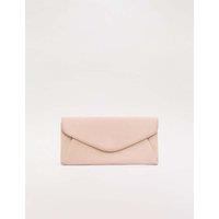 Phase Eight Suede Clutch Bag Neutral
