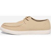 ONLY & SONS Faux Suede Boat Shoes Sand